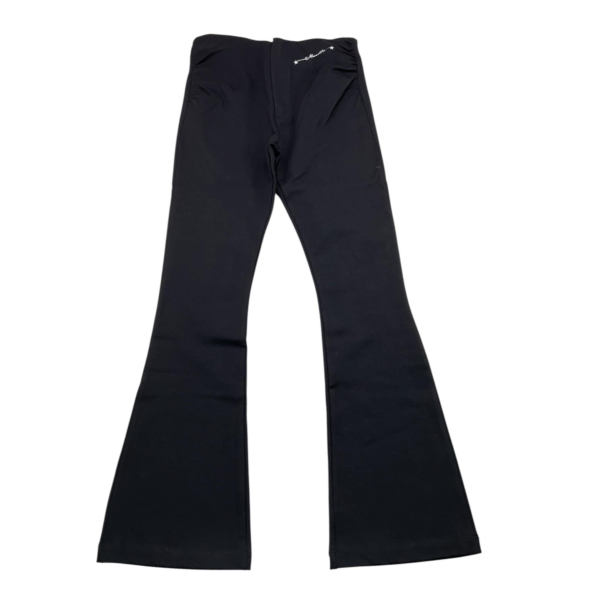 MARC ELLIS pantalone tinta unita modello zampa Nero per Bambina JMJPT00207X NERO MARC ELLIS