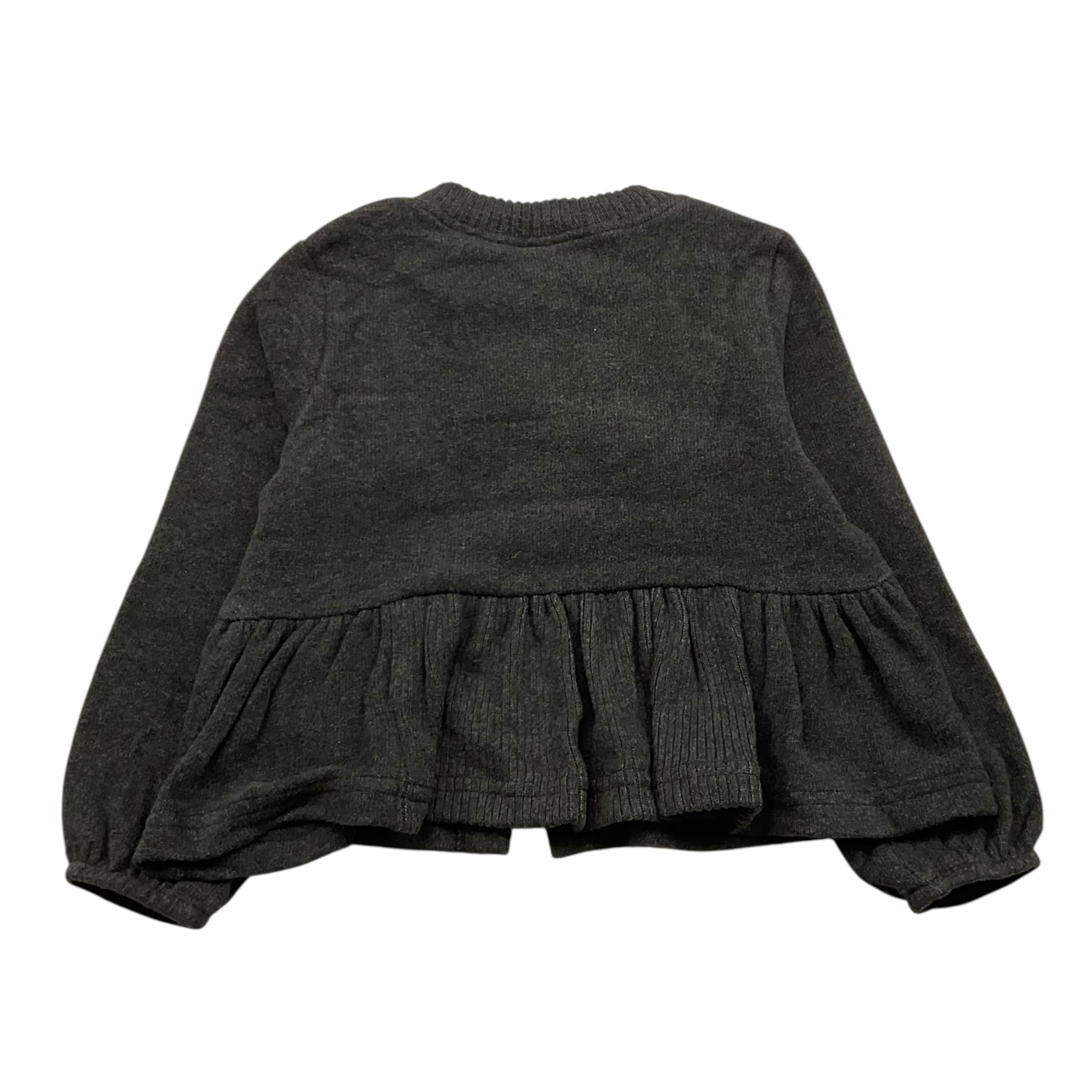 CAFFE' D'ORZO cardigan tinta unita Nero per Neonata ZV9010 NERO CAFFE' D'ORZO