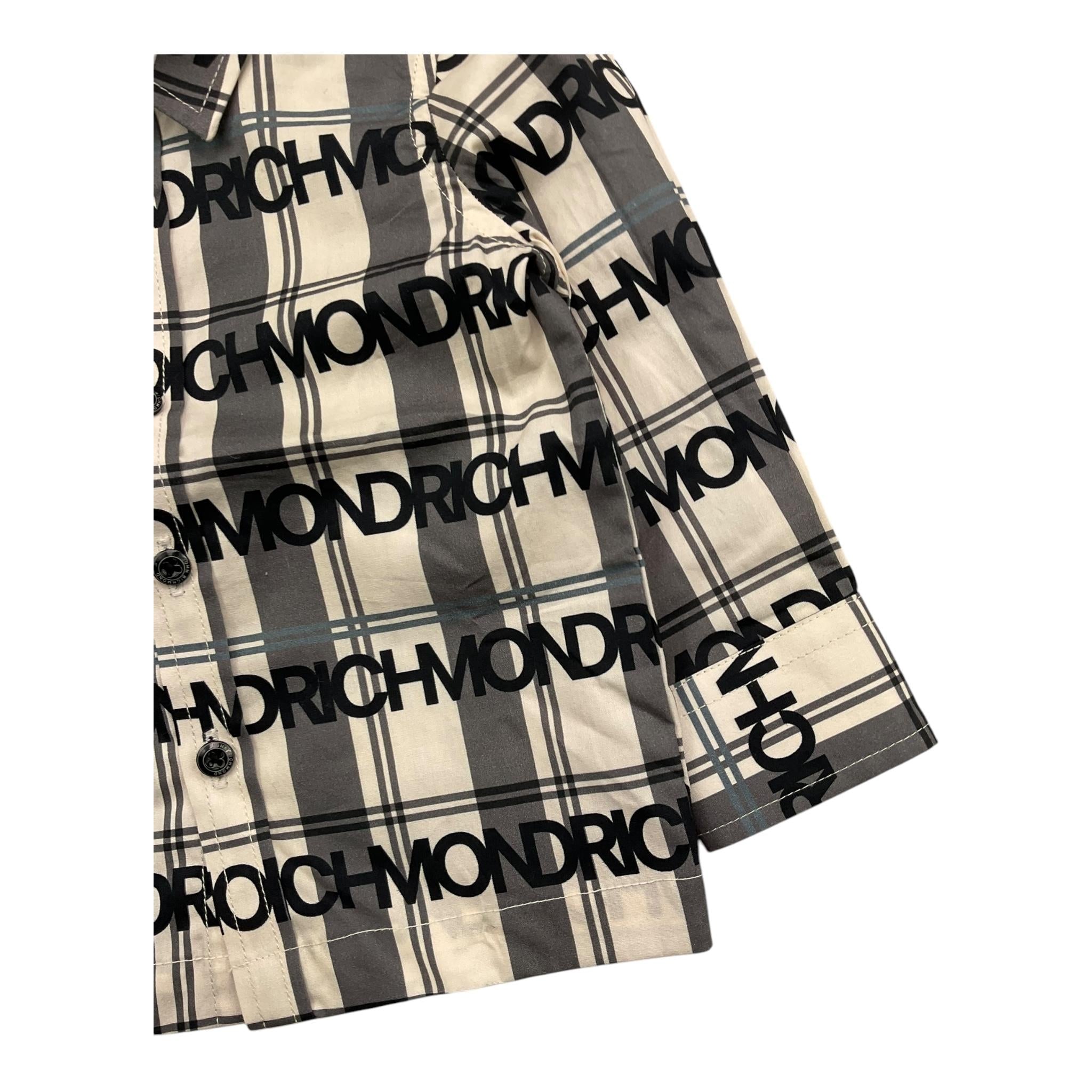 JOHN RICHMOND camicia tinta unita logata con fantasia Panna per Neonato RIA25109CA PANNA JOHN RICHMOND