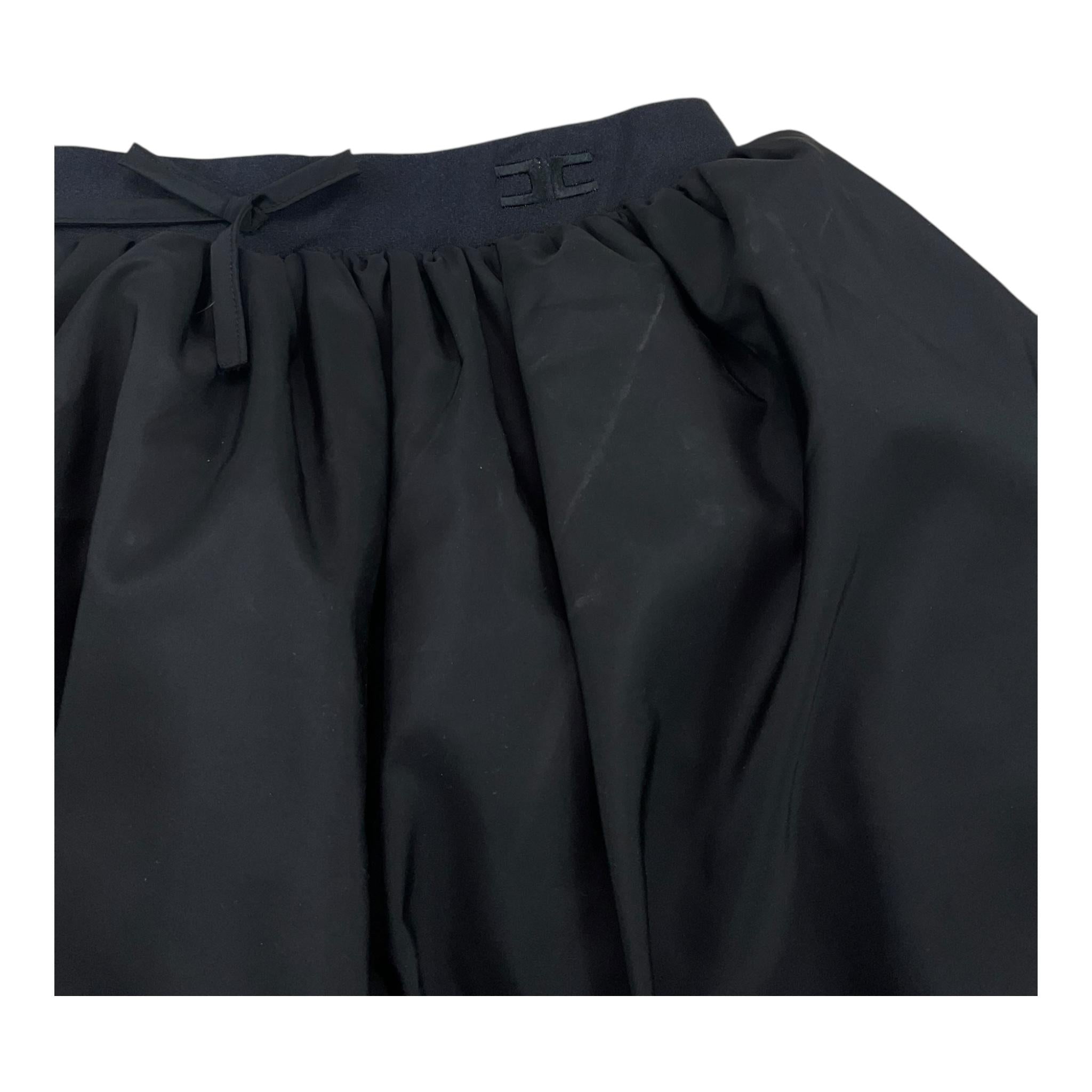 ELISABETTA FRANCHI gonna tinta unita a palloncino con elastico in vita Nero per Bambina EFGO163 NERO ELISABETTA FRANCHI