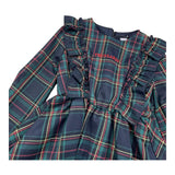TRUSSARDI abito manica lunga stampa fantasia Blu per Bambina TGA25066 BLU TRUSSARDI