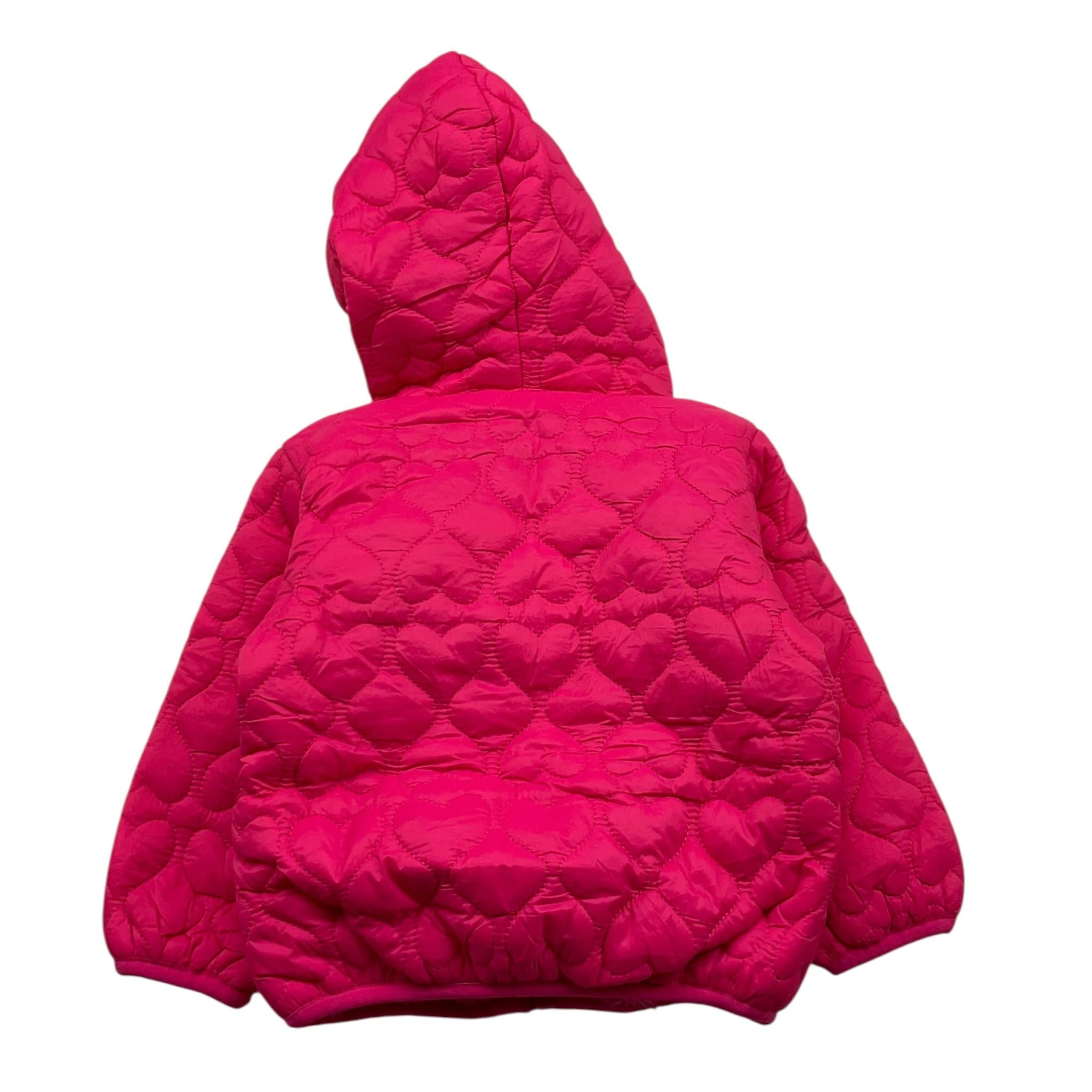 MONO STAR giubbino tinta unita con zip e cappuccio Fuxia per Bambina MS5209J FUXIA MONO STAR