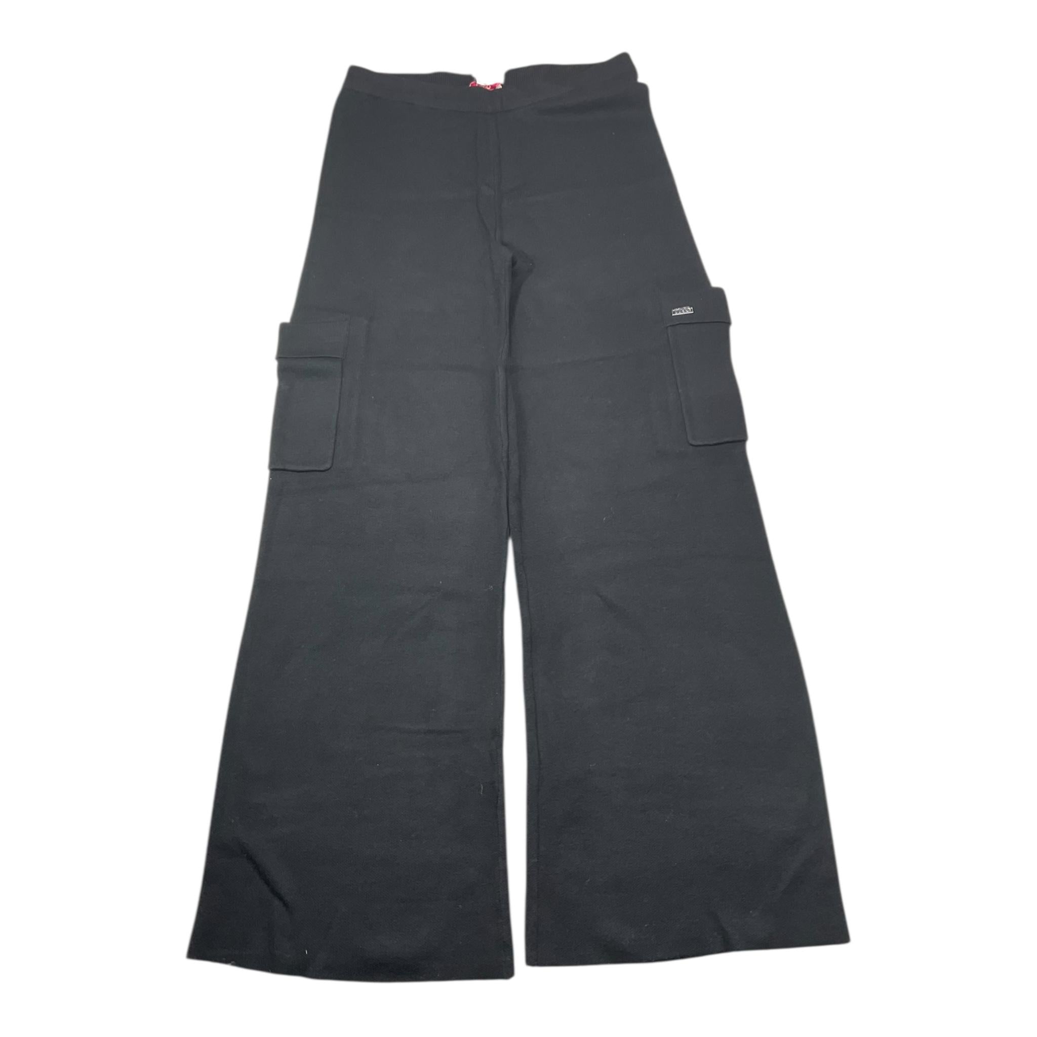 LIU JO pantalone tinta unita modello a palazzo Nero per Bambina GF4141MA07E NERO LIU JO