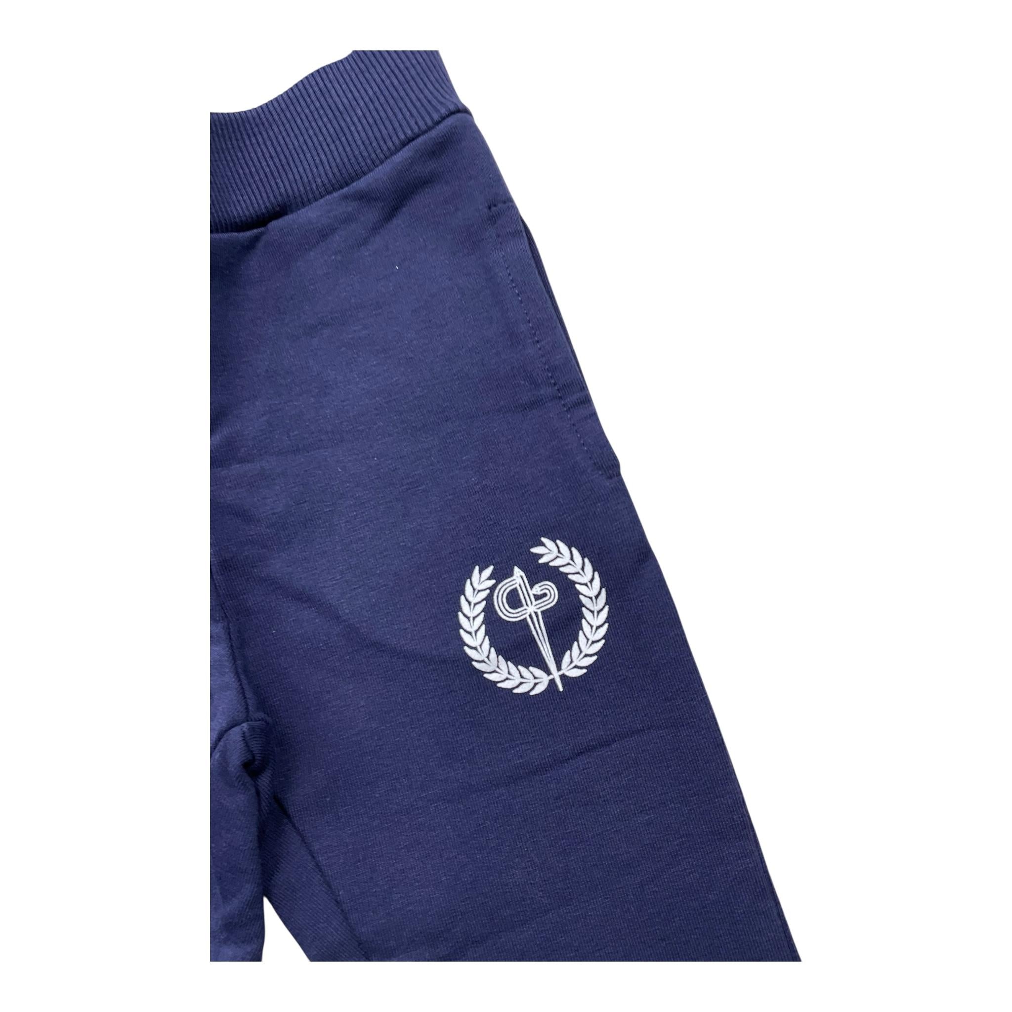 CESARE PACIOTTI completo bicolore 2pz felpa-pantalone Blu/verde per Neonato COMP5310B BLU/VERDE CESARE PACIOTTI