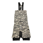 SAINT BARTH salopette da neve bicolore con fantasia zebrata Bianco/nero per Bambina SNN0001 BIANCO/NERO SAINT BARTH