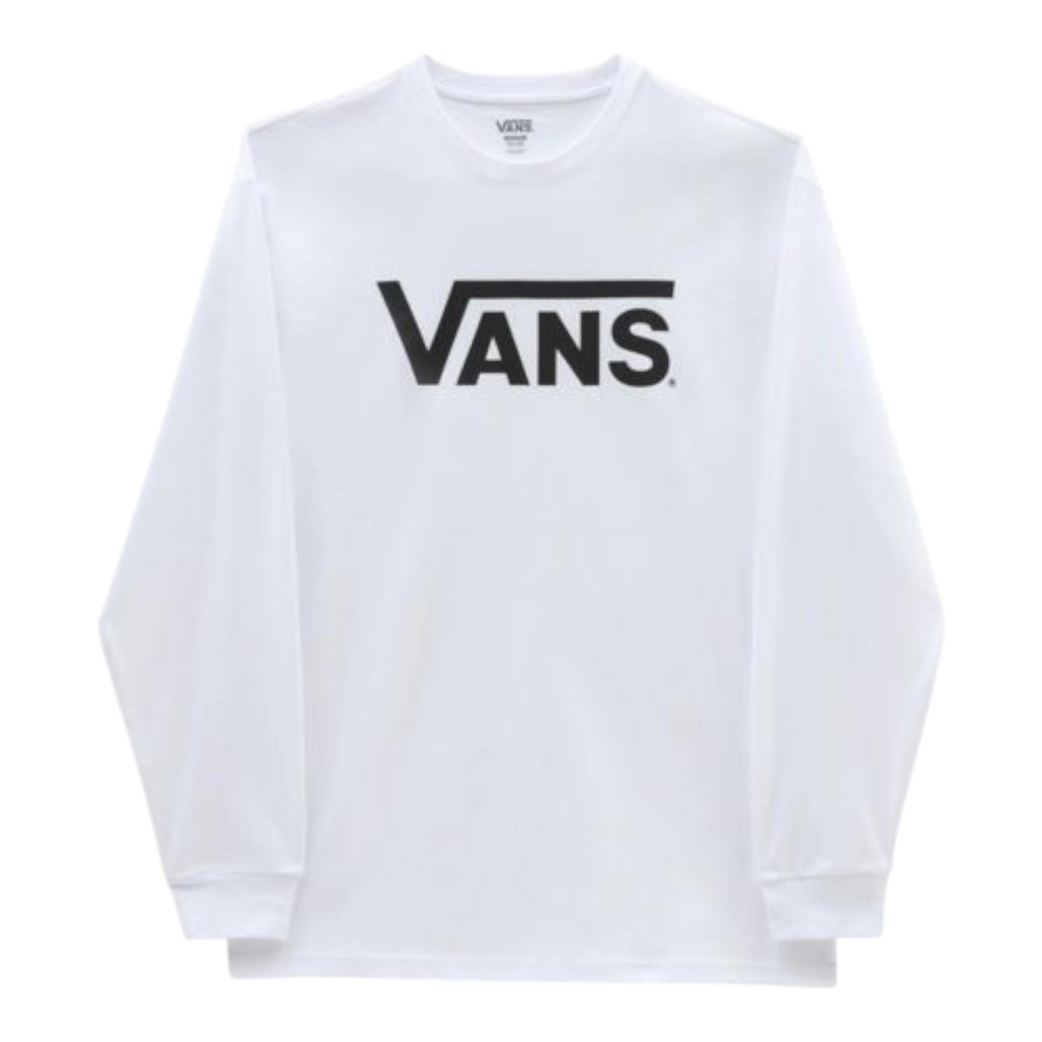 VANS shirt girocollo tinta unita con stampa logo Bianco per Bambino VN000XIYB2 BIANCO VANS