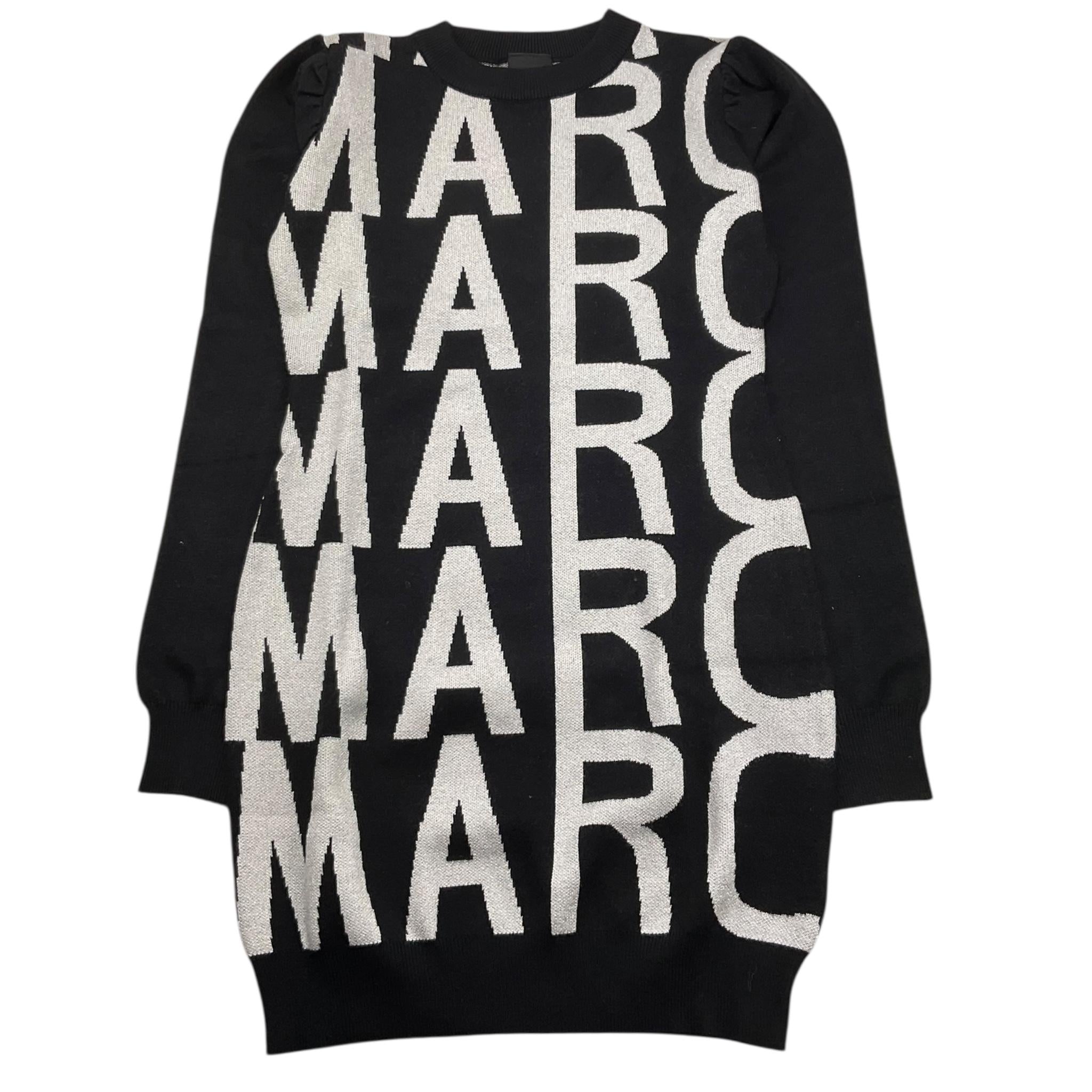 MARC ELLIS abito tinta unita con stampa mezzo collo Nero per Bambina JMJDR00110X NERO MARC ELLIS