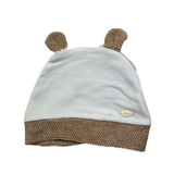 NINNAOH cappello tinta unita con orecchie Azzurro per Neonato I23217 AZZURRO NINNAOH