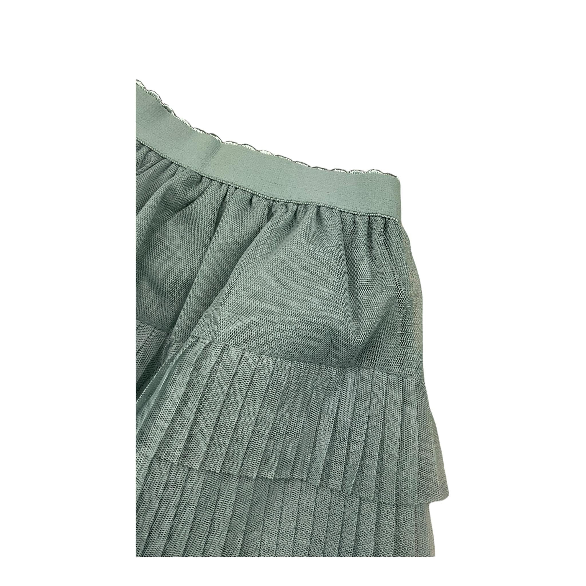 MAYORAL gonna tinta unita con tulle Verde per Bambina 4902 VERDE MAYORAL