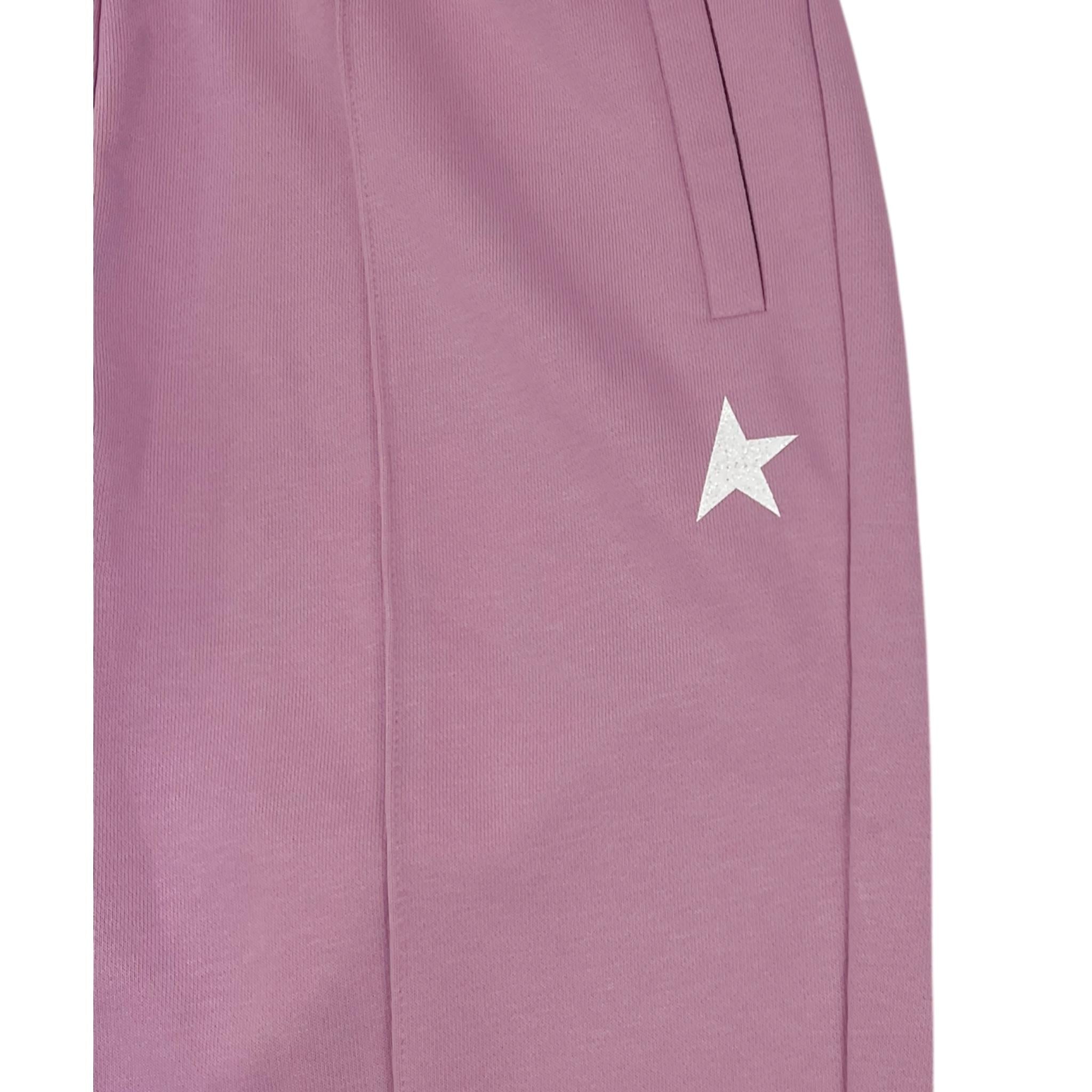 GOLDEN GOOSE pantalone tinta unita modello tuta Lilla per Bambina GKP01280 LILLA GOLDEN GOOSE