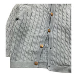 WEDOBLE cardigan tinta unita con ricami Azzurro per Neonato V2404308A AZZURRO WEDOBLE