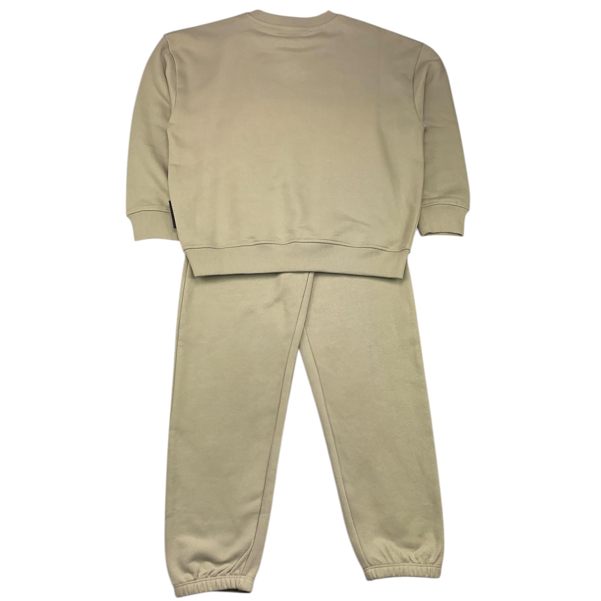 JOHN RICHMOND completo 2 pezzi felpa-pantalone tinta unita Beige per Bambino RBA25006CF BEIGE JOHN RICHMOND