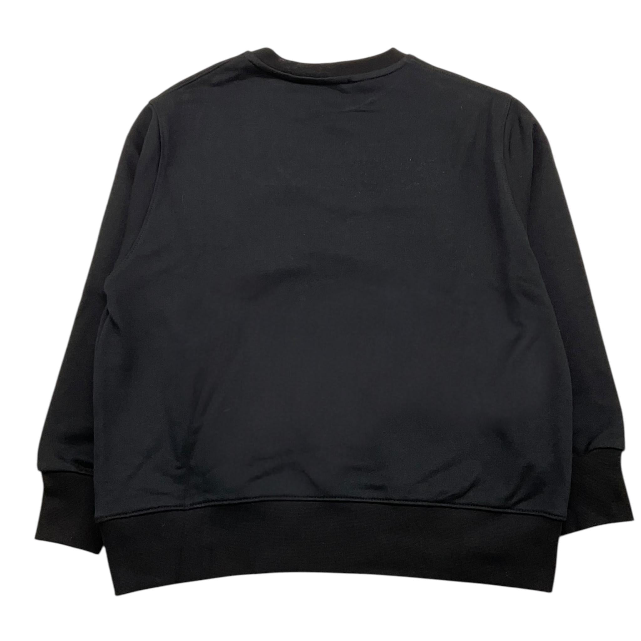 ELISABETTA FRANCHI felpa chiusa girocollo tinta unita con logo Nero per Bambina EFFE138 NERO ELISABETTA FRANCHI
