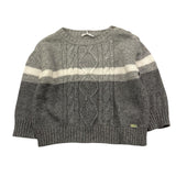 LE BEBE' maglia girocollo bicolore con fantasia a righe Grigio per Neonato LBB5148 GRIGIO LE BEBE'