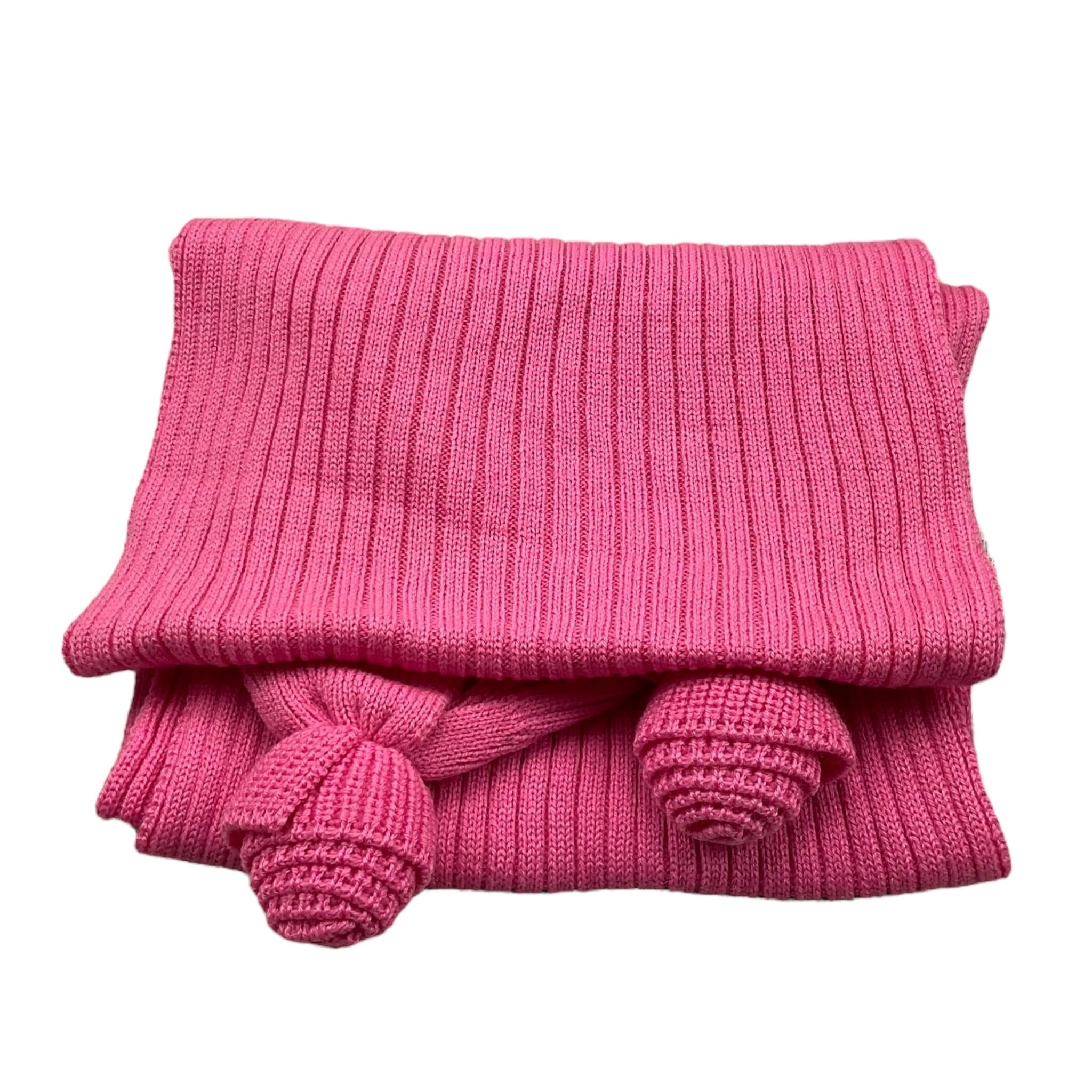 MISS BLUMARINE sciarpa tinta unita con rose Rosa per Bambina IF31822 ROSA MISS BLUMARINE