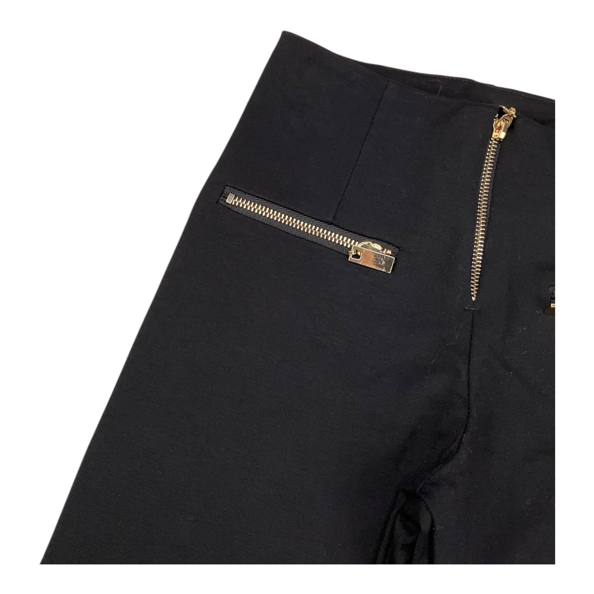 FUN & FUN pantalone tinta unita con zip in contrasto Nero per Bambina FNJPT15853 NERO FUN & FUN