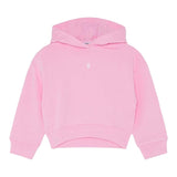 PATRIZIA PEPE felpa tinta unita con cappuccio e logo Rosa per Bambina 7M0857 ROSA PATRIZIA PEPE