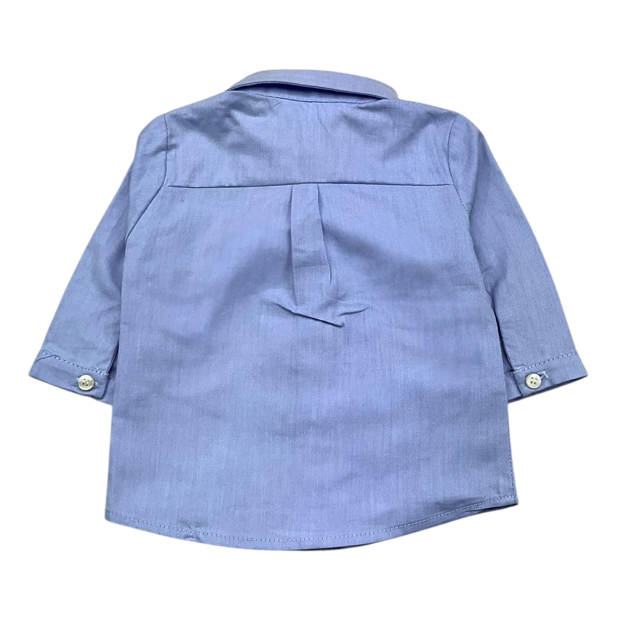 MAYORAL camicia tinta unita con papillons Azzurro per Neonato 2180X AZZURRO MAYORAL