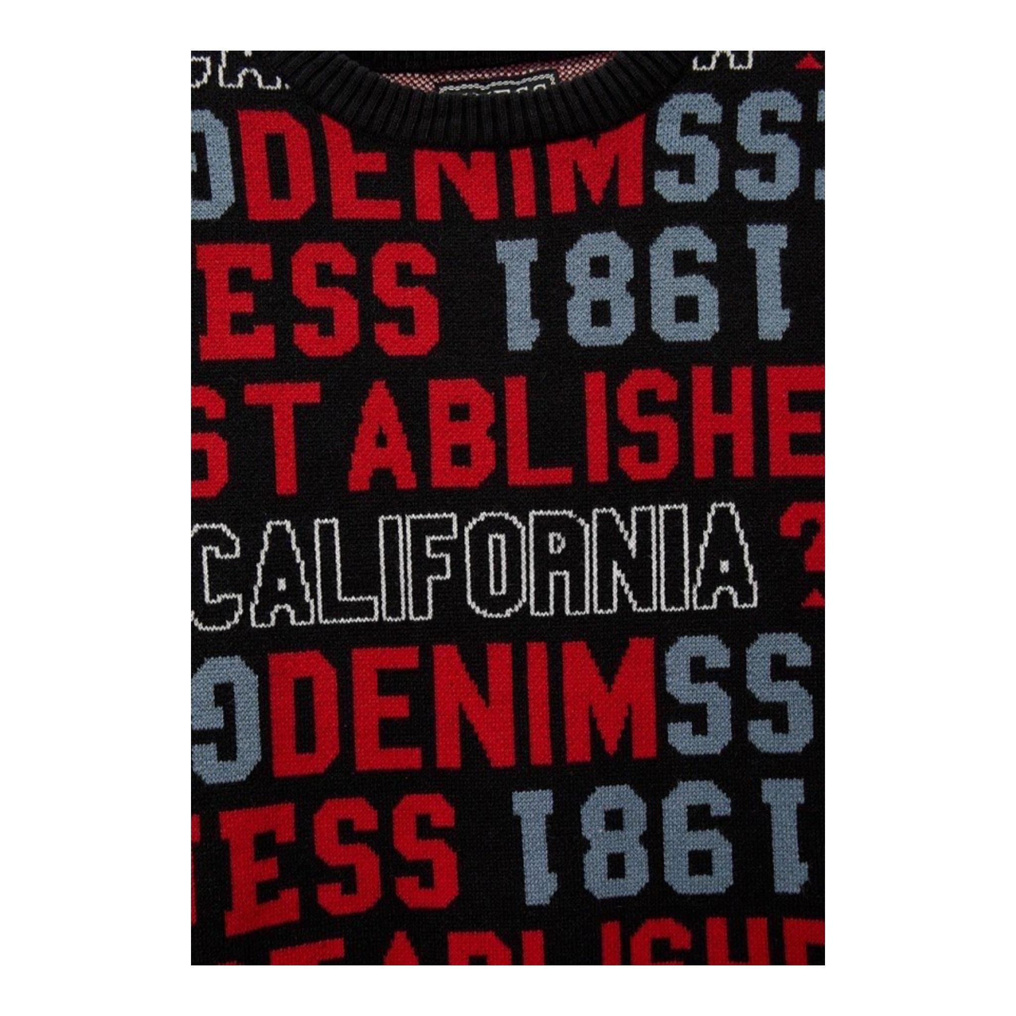 GUESS maglia girocollo tinta unita con stampa Nero per Bambino NRYR00Z3GV0 NERO GUESS
