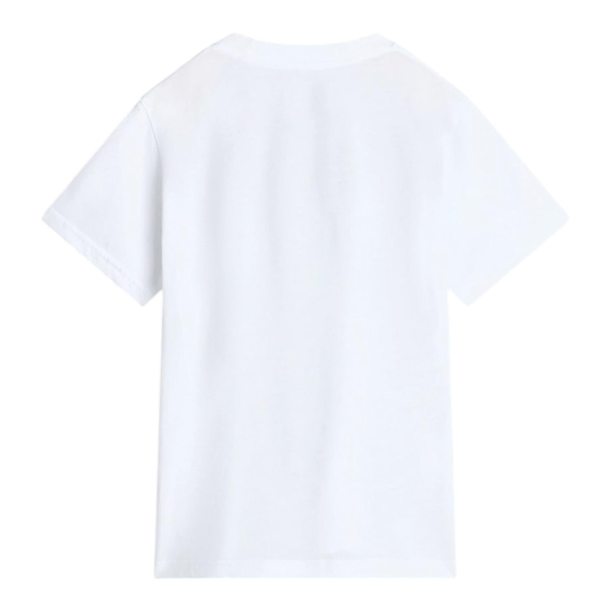 VANS t-shirt girocollo tinta unita con stampa logo Bianco per Bambino VN0A3W76YB2X BIANCO VANS