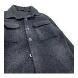 PAOLO PECORA giacca tinta unita modello camicia Nero per Bambino PP4147 NERO PAOLO PECORA