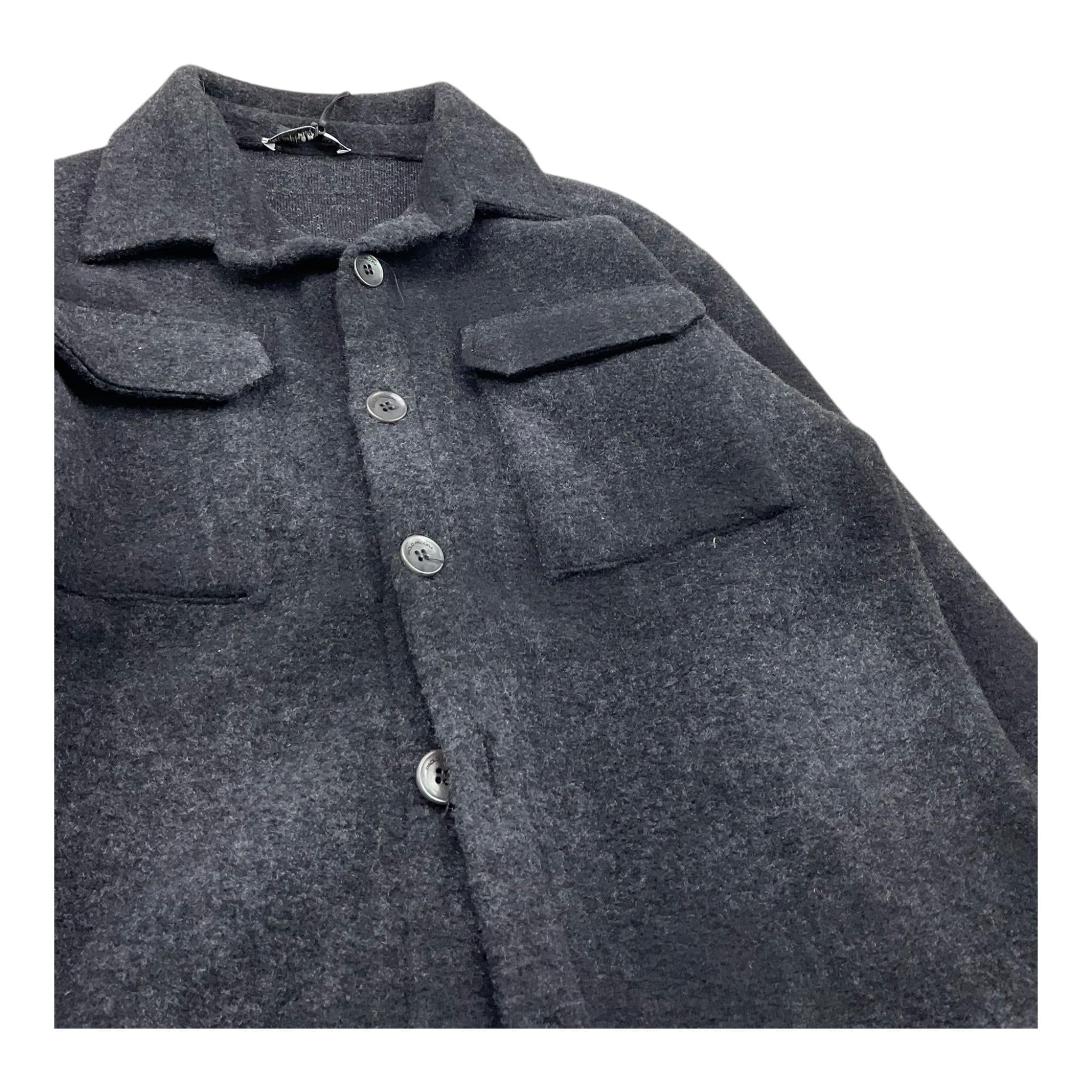 PAOLO PECORA giacca tinta unita modello camicia Nero per Bambino PP4147 NERO PAOLO PECORA