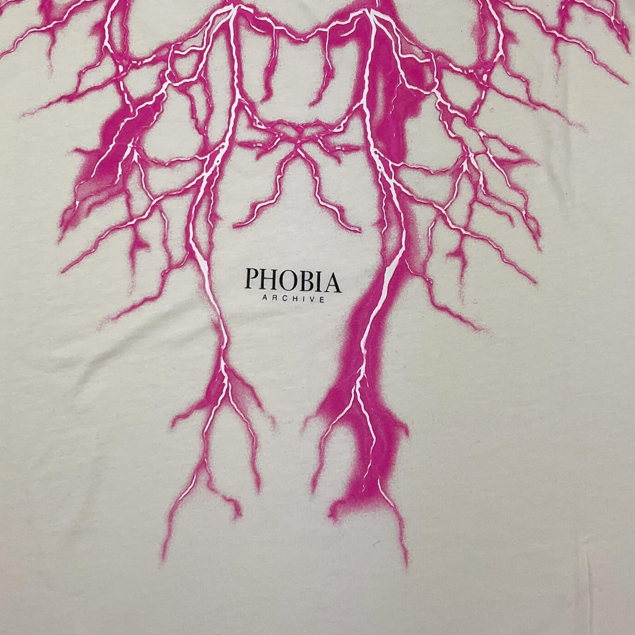 PHOBIA ARCHIVE t-shirt tinta unita girocollo con stampa Bianco per Bambino PHK00622 BIANCO PHOBIA ARCHIVE
