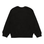 DIESEL felpa chiusa girocollo tinta unita con stampa Nero per Bambino J01787 NERO DIESEL