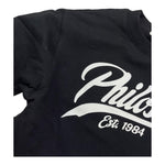 PHILOSOPHY shirt girocollo tinta unita con logo Nero per Bambina PFFE003 NERO PHILOSOPHY