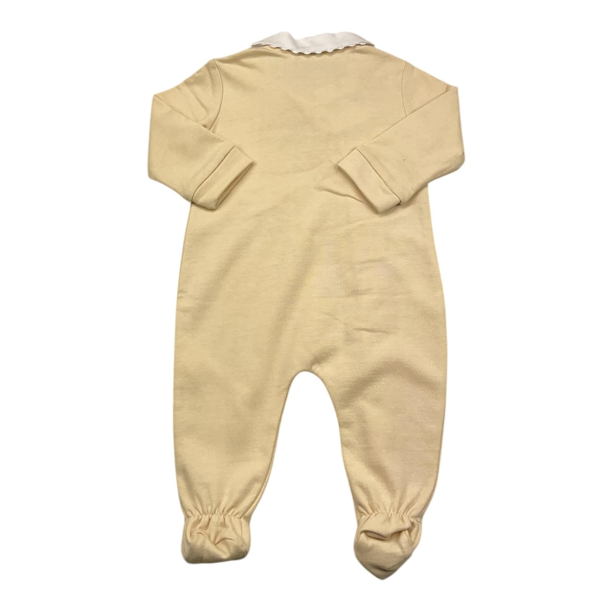 MOSCHINO tutina tinta unita con stampa Beige per Neonata MUY08G BEIGE MOSCHINO
