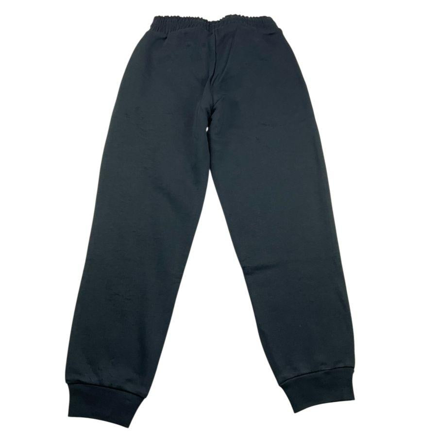 ICEBERG pantalone tuta tinta unita con stampa Nero per Bambino PFICE5316JX NERO ICEBERG