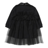 ELISABETTA FRANCHI abito manica lunga tinta unita cn gonna tulle Nero per Bambina EFAB499 NERO ELISABETTA FRANCHI