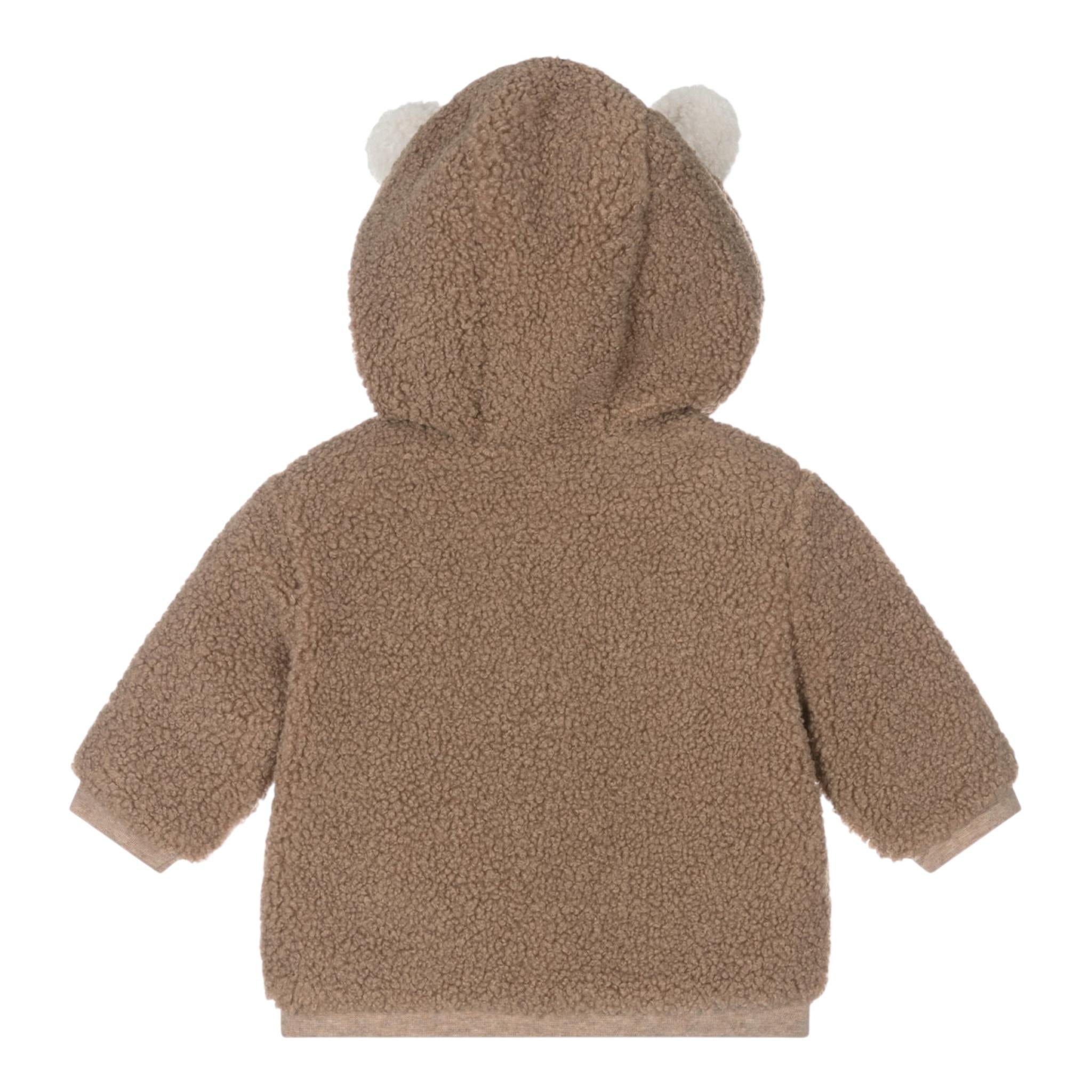 MAYORAL cappottino tinta unita modello teddy con zip e cappuccio Marrone per Neonato 2450 MARRONE MAYORAL