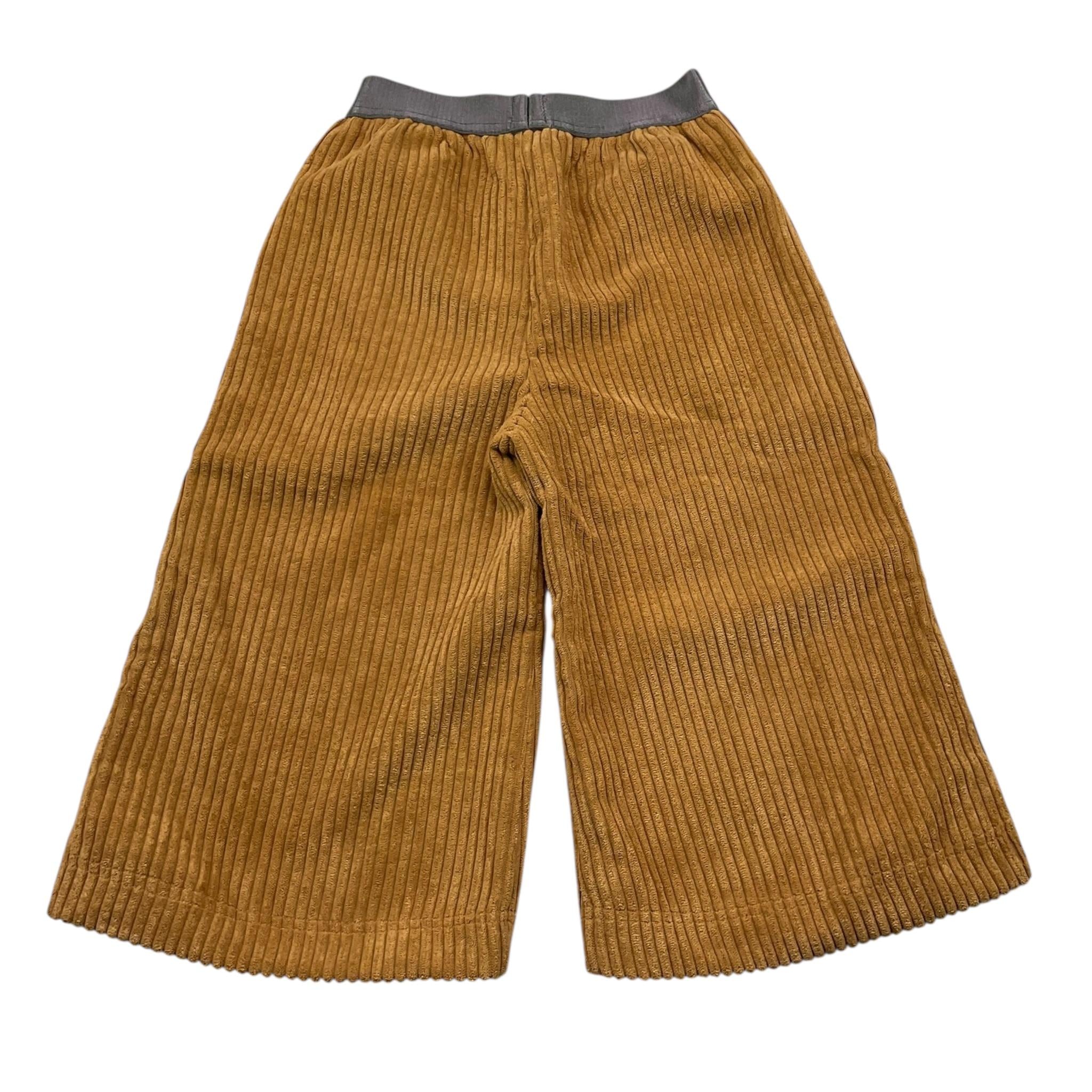 CAFFE' D'ORZO pantalone tinta unita mdello palazzo Cammello per Neonata ZV6000 CAMMELLO CAFFE' D'ORZO
