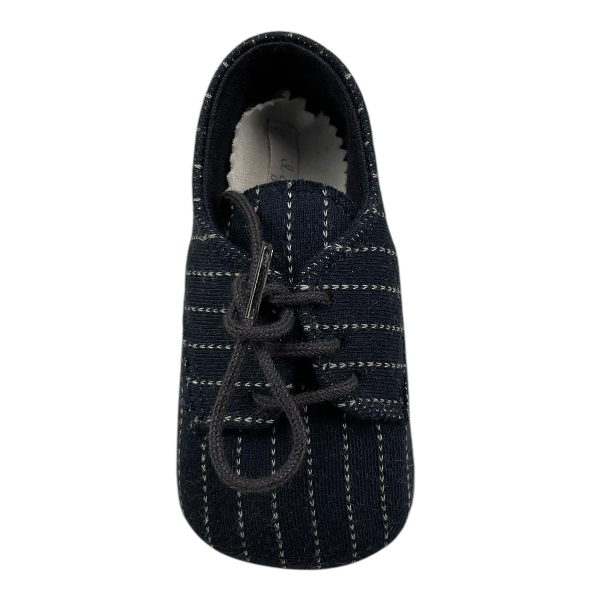 IL GUFO scarpina tinta unita con lacci Blu per Neonato A21SS100M1080 BLU IL GUFO
