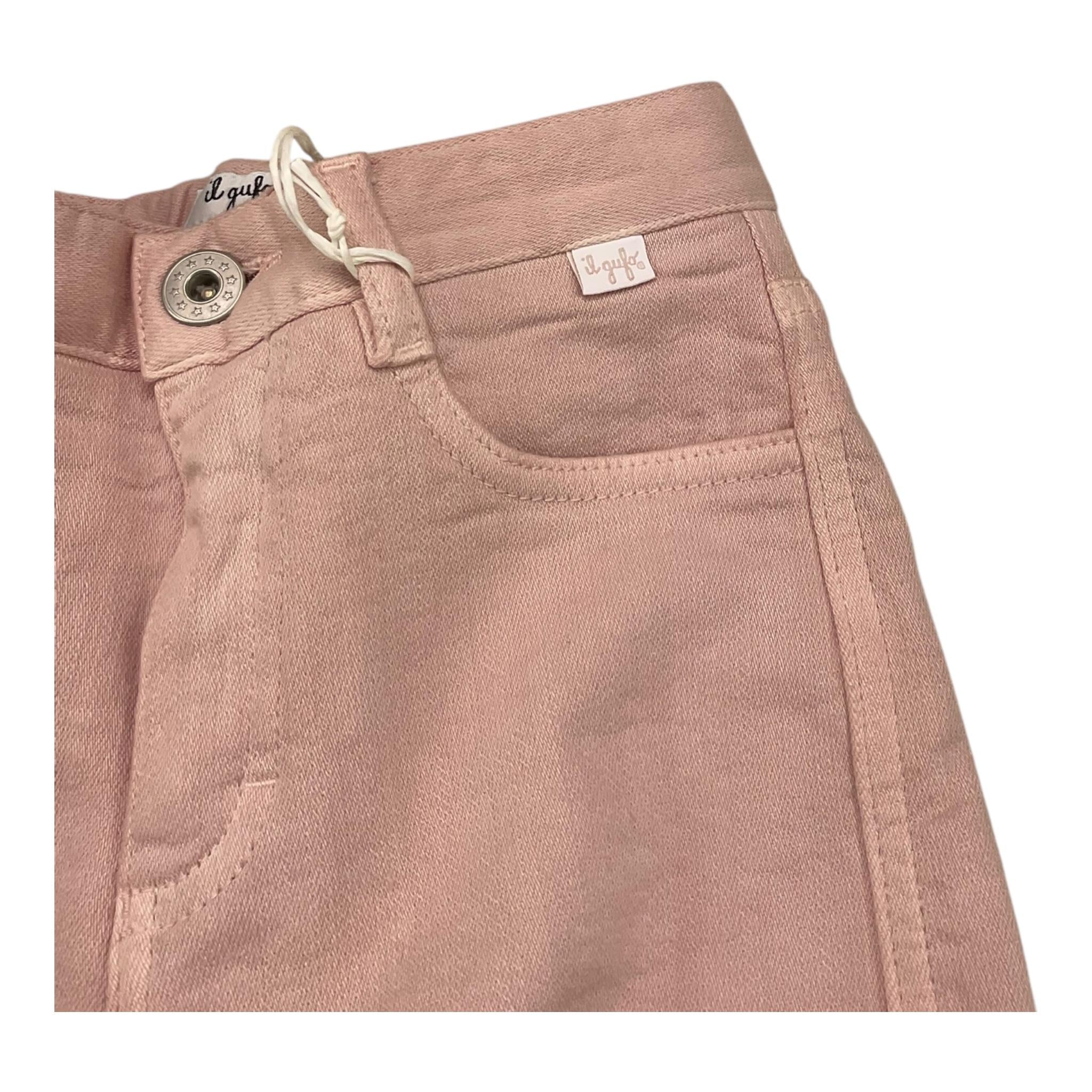 IL GUFO pantalone tinta unita modello cargo Rosa per Bambina A24PL438J0047 ROSA IL GUFO