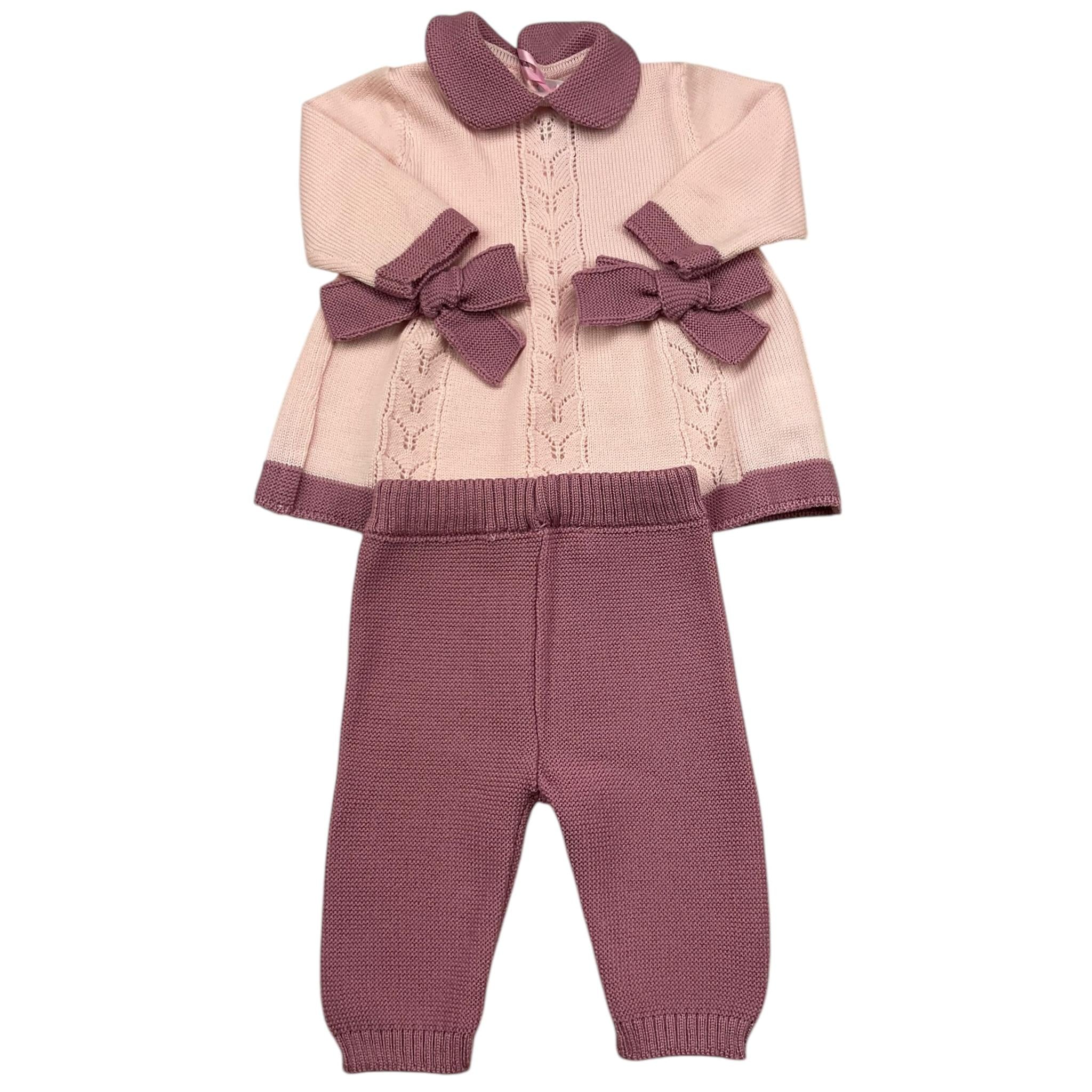 COLORI CHIARI completo 2 pezzi maglia-pantalone Rosa per Neonato FF217884 ROSA COLORI CHIARI