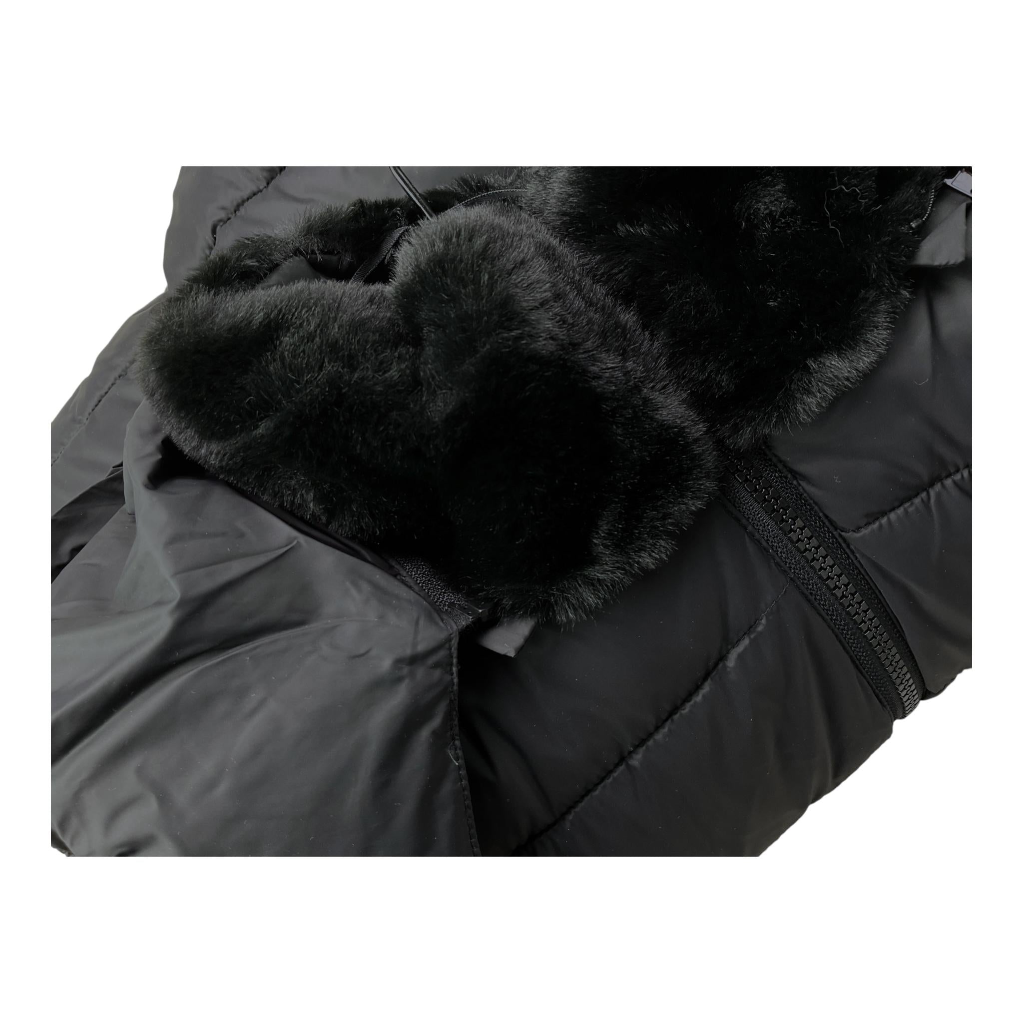 TWINSET giubbino tinta unita con zip e cappuccio Nero per Bambina 242GJ2320XX NERO TWINSET