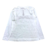 CHIARA FERRAGNI shirt girocollo tinta unita con stampa Bianco per Bambina 59B609 BIANCO CHIARA FERRAGNI