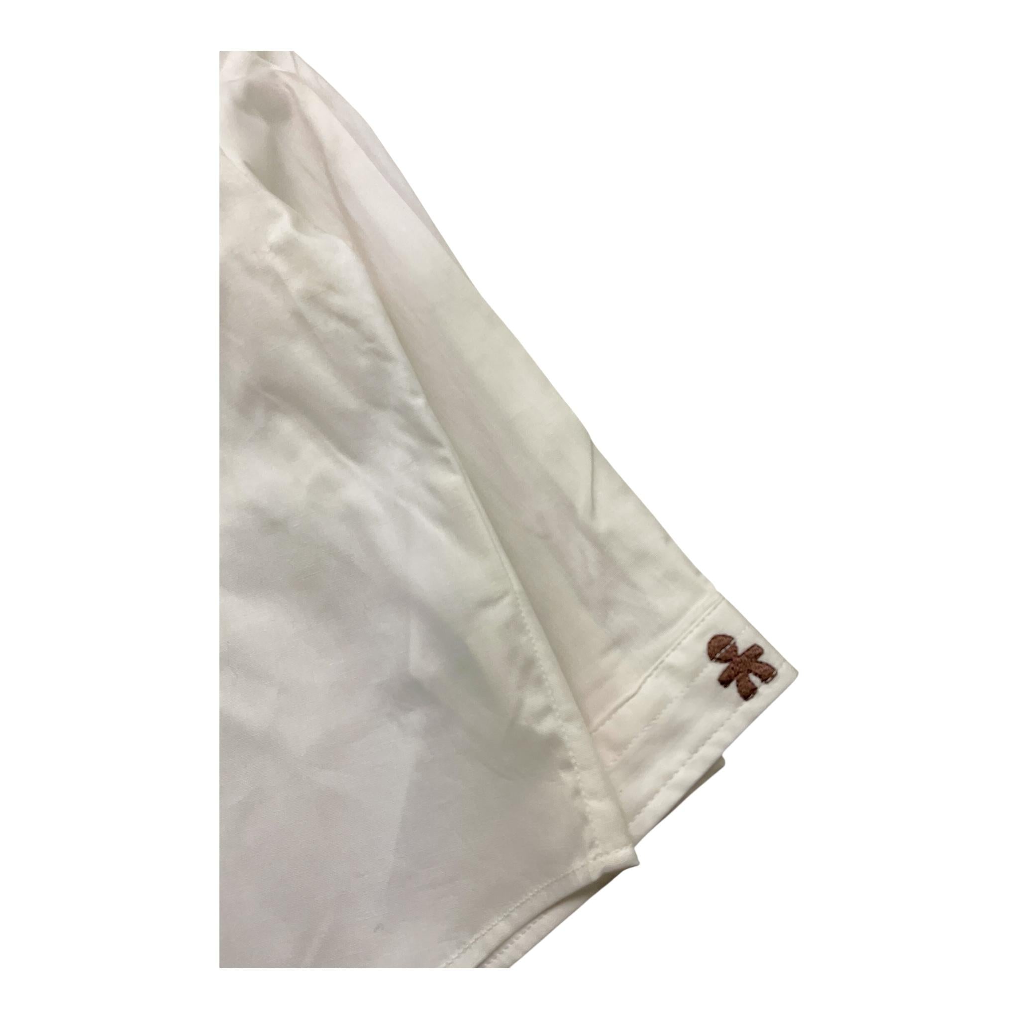 LE BEBE' camicia tinta unita manica lunga Bianco per Neonato LBB4371 BIANCO LE BEBE'