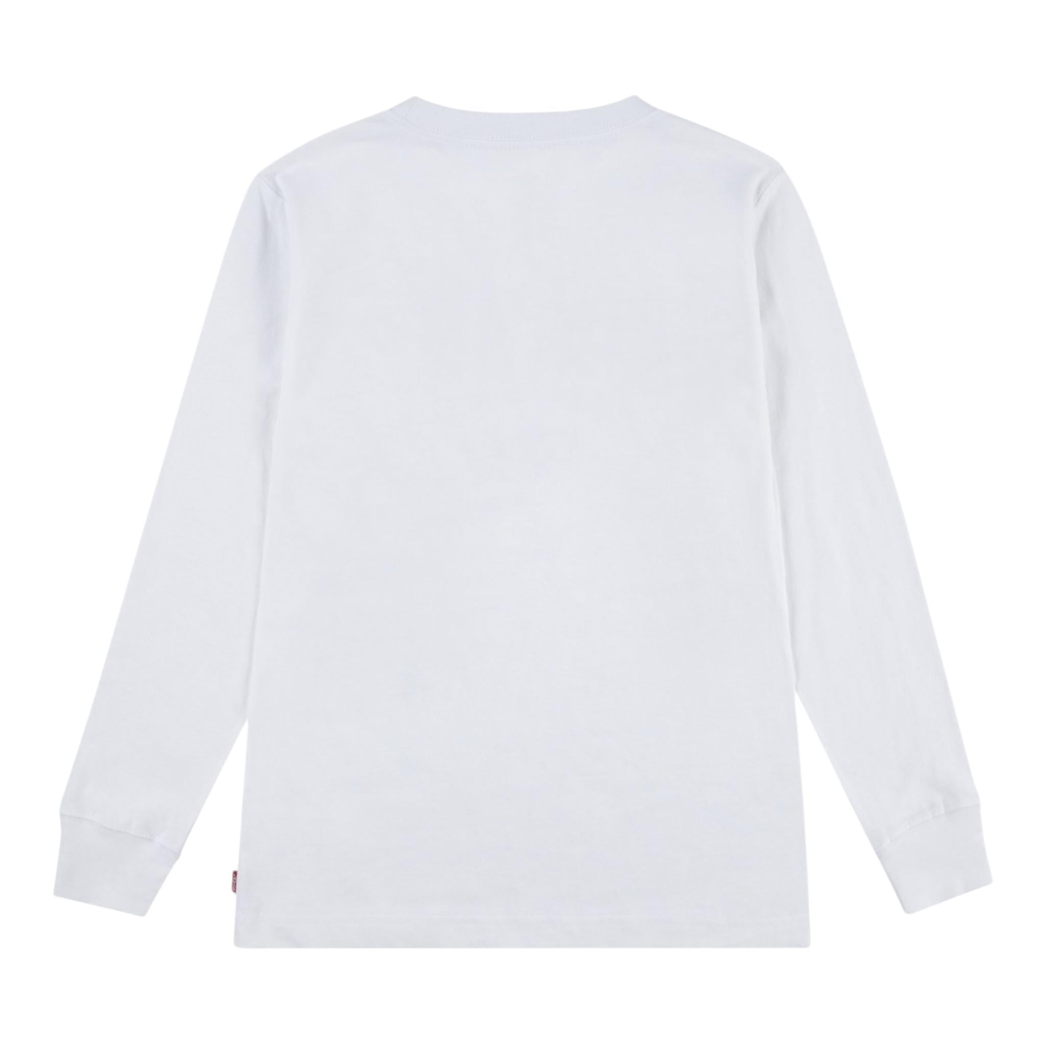 LEVI'S shirt girocollo tinta unita con stampa logo Bianco per Neonato 9EL440N BIANCO LEVI'S