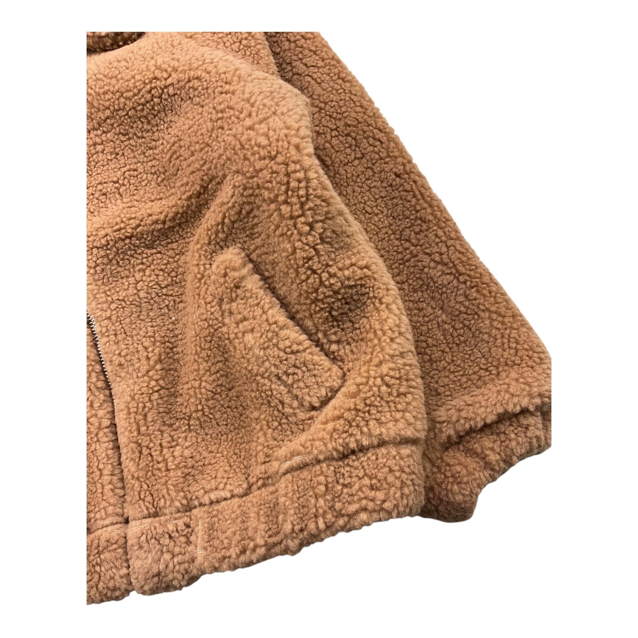 SAINT BARTH giubbino tinta unita modello teddy con zip Cammello per Bambina ABE0033 CAMMELLO SAINT BARTH