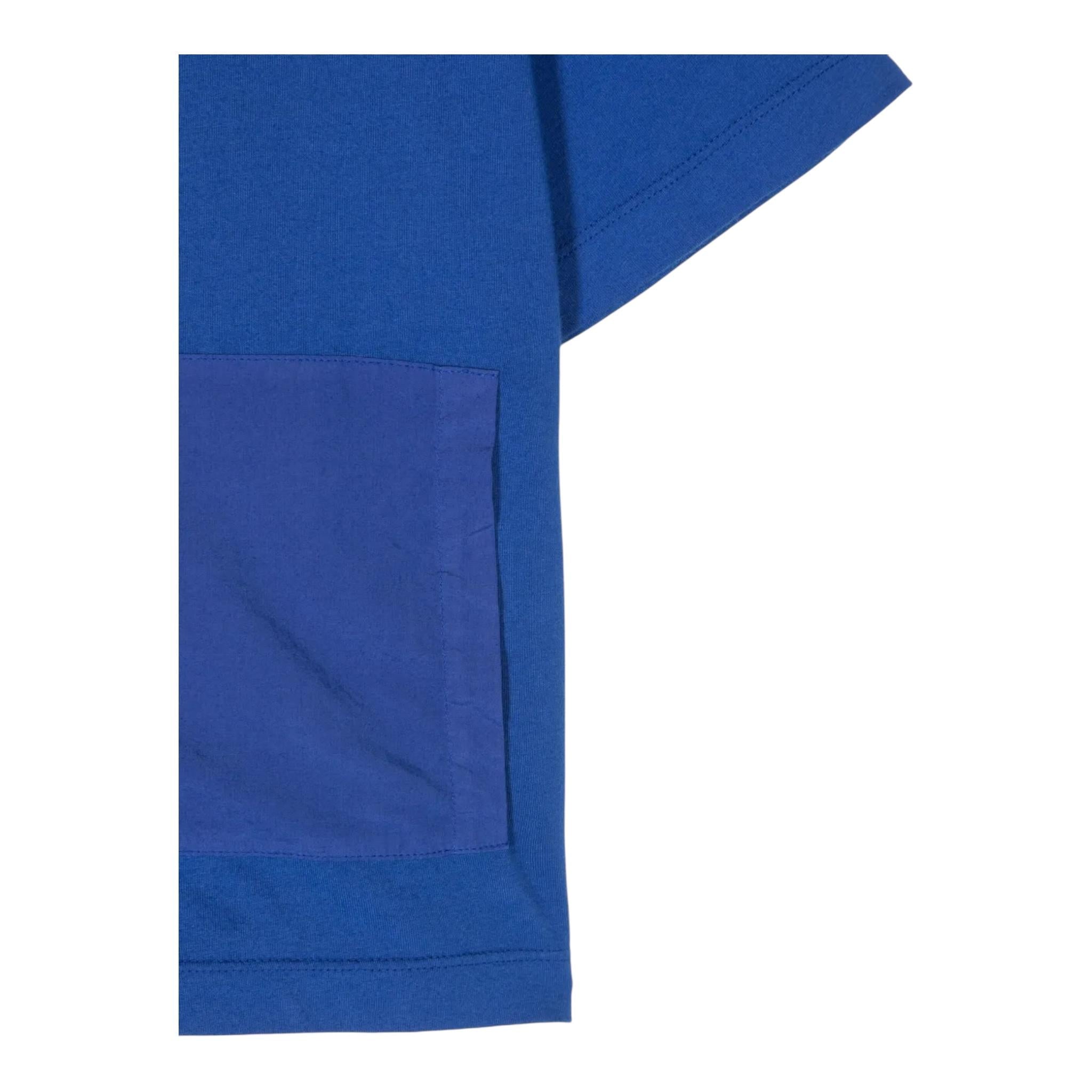 ASPESI t-shirt girocollo tinta unita con taschino Cobalto per Bambino F24038TSM70388 COBALTO ASPESI