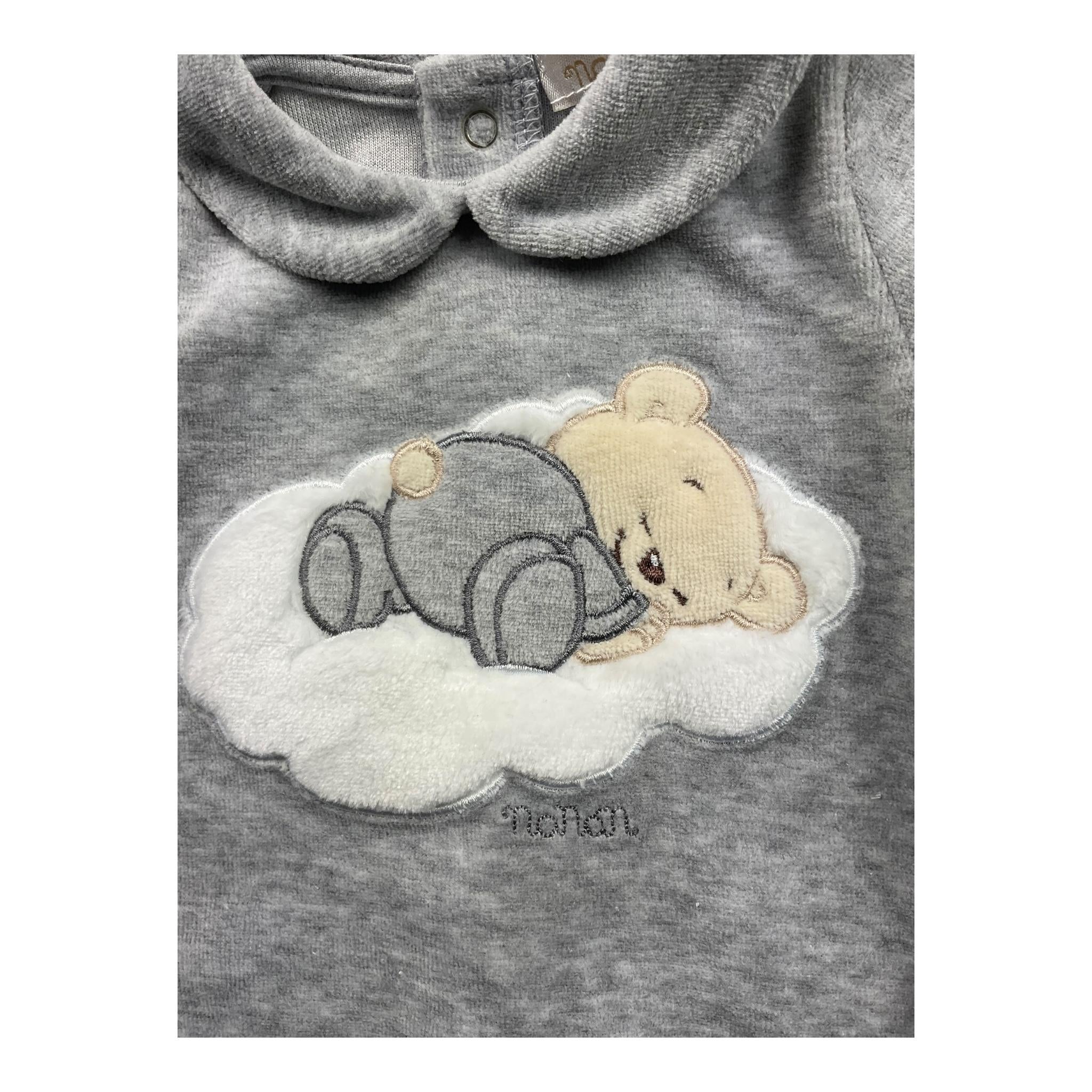 NANAN completo 2pz maglia-ghettina Grigio per Neonato AI2400201GR GRIGIO NANAN