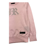 JOHN RICHMOND maglia girocollo tinta unita con stampa in contrasto Rosa per Bambina RGA25012MA ROSA JOHN RICHMOND