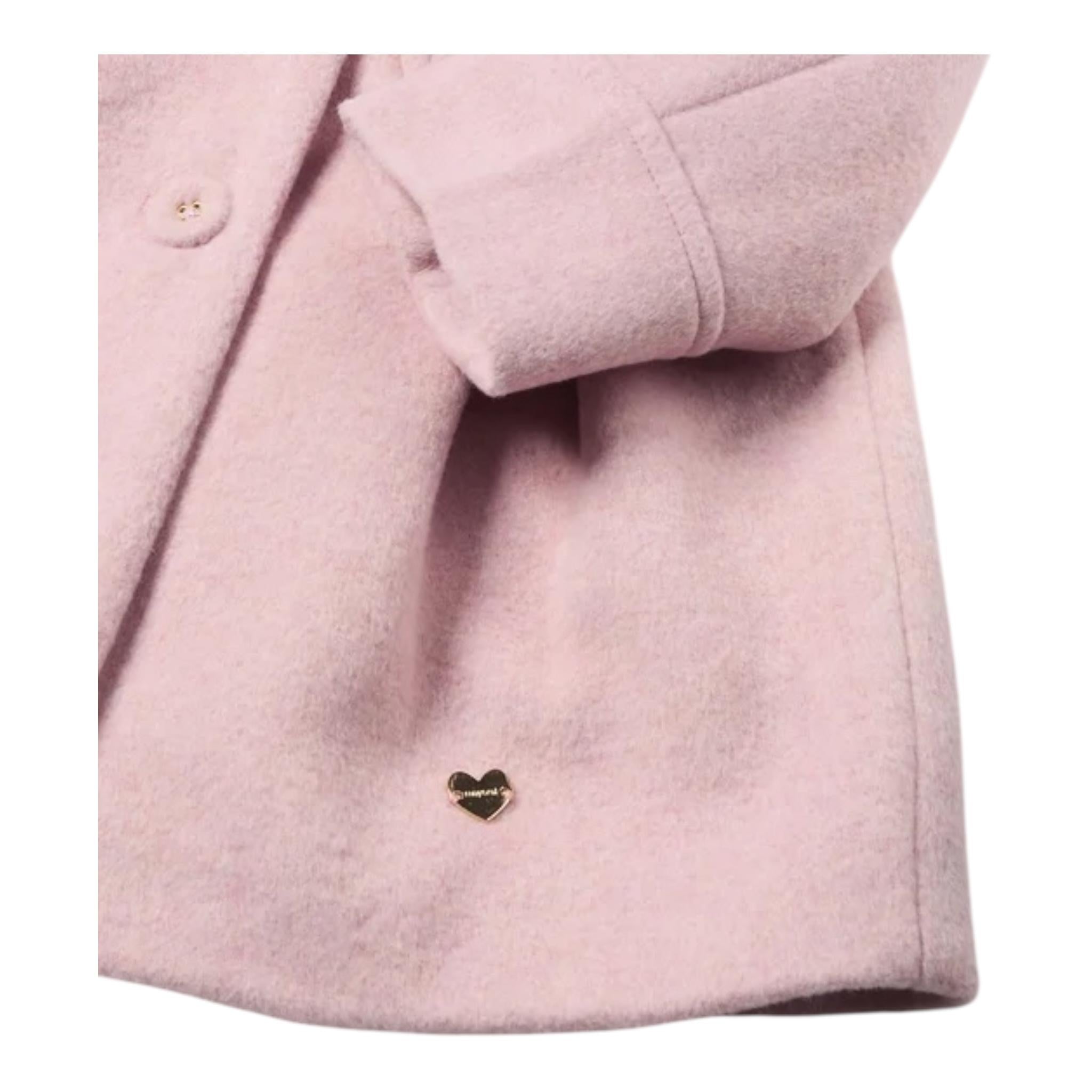 MAYORAL cappotto tinta unita con tasche Rosa per Neonata 2479 ROSA MAYORAL