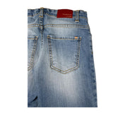 NUPKEET jeans tinta unita cn girovita regolabile Azzurro per Bambino 31NK949 AZZURRO NUPKEET
