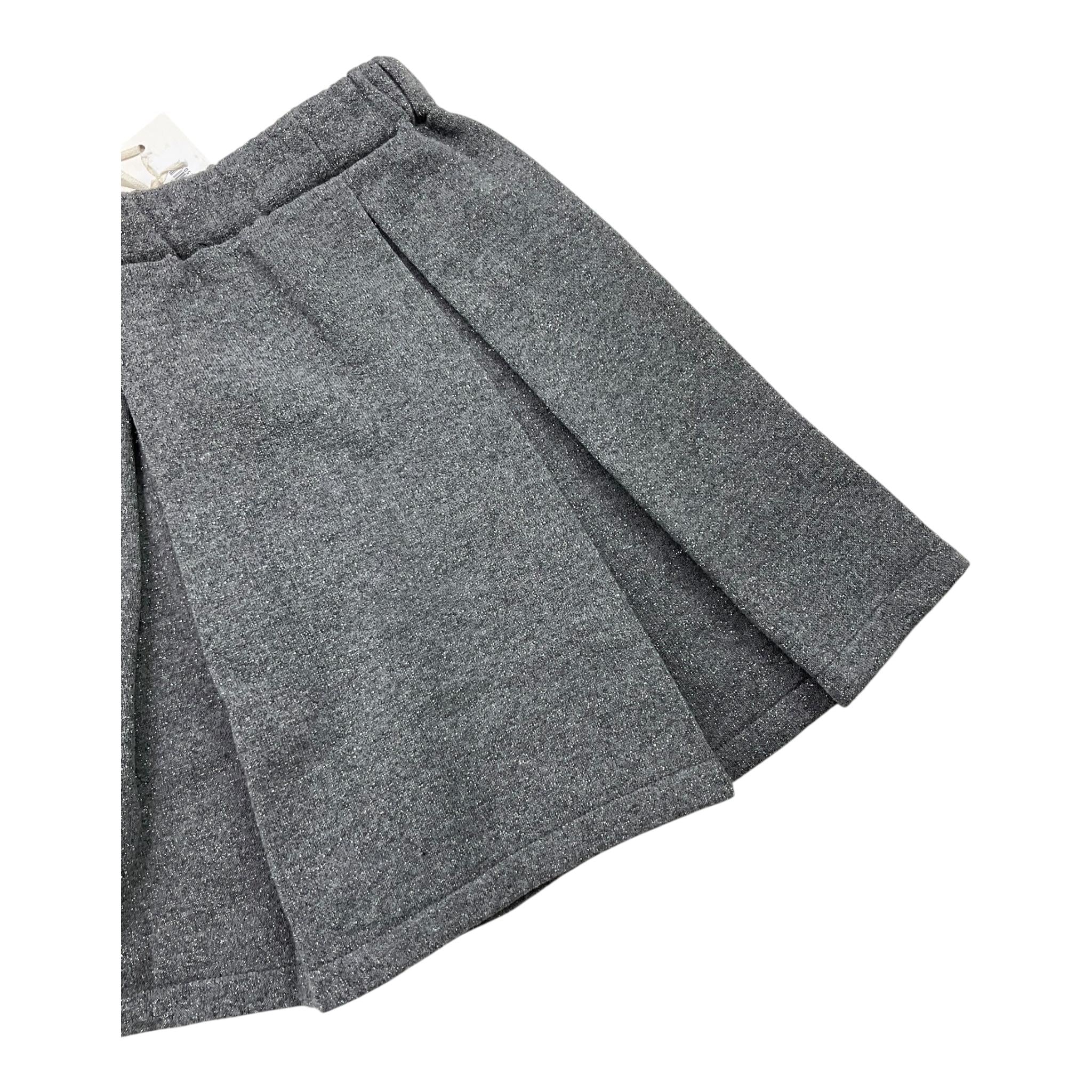 ZHOE & TOBIAH gonna tinta unita con elastico in vita Grigio per Bambina LLE2 GRIGIO ZHOE & TOBIAH