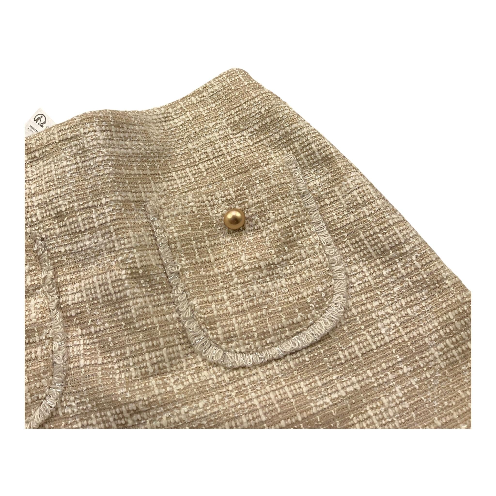 MAYORAL short tinta unita con tasche Beige per Neonata 4908X BEIGE MAYORAL