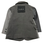 JOHN RICHMOND giacca tinta unita cn stampa in contrasto Grigio per Neonato RIA25058GC GRIGIO JOHN RICHMOND